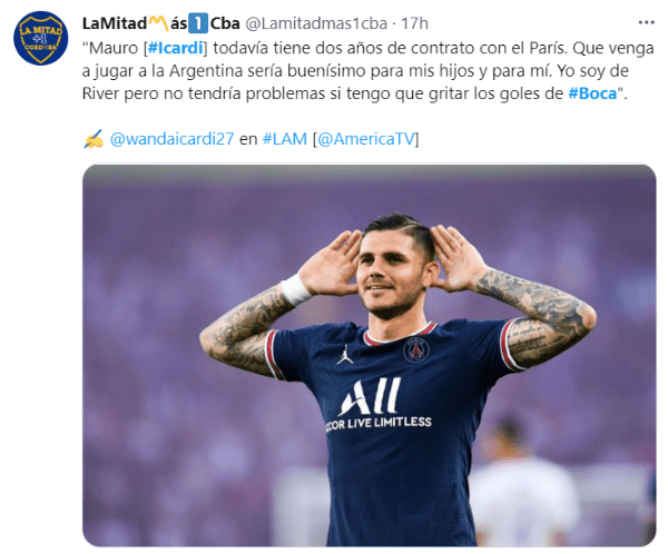 Wanda Nara habló sobre la posible llegada de Mauro Icardi a Boca.