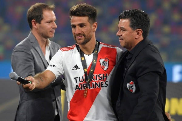Leo Ponzio en su último tiempo en River (foto: Getty)
