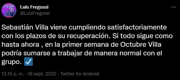 La situación de Villa.