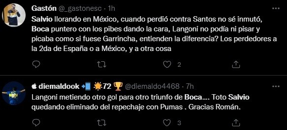 Los comentarios sobre Salvio.