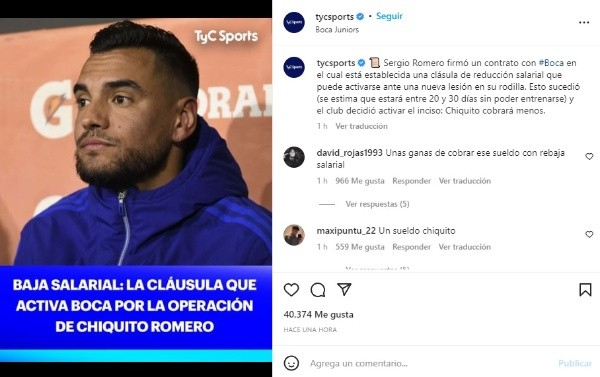 La situación de Romero.