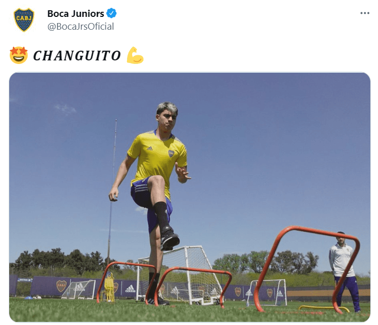 El tuit de la cuenta oficial de Boca que enloqueció a los hinchas.