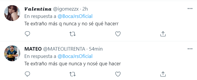 El tuit de la cuenta oficial de Boca que enloqueció a los hinchas.