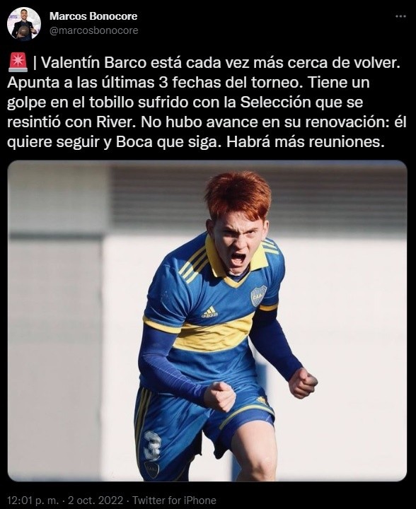 La situación de Barco.