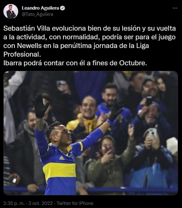 La situación de Villa.