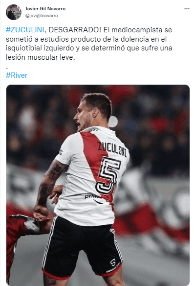 La lesión de Zuculini.