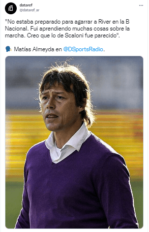 Almeyda fue campeón como DT.