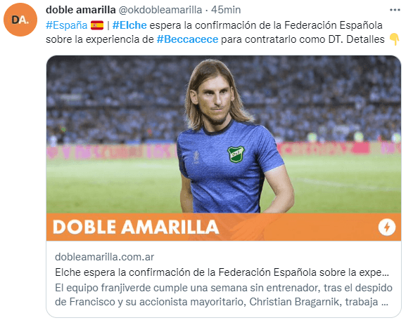 Beccacece le gustaba a Riquelme para Boca, pero está a un paso de Europa.