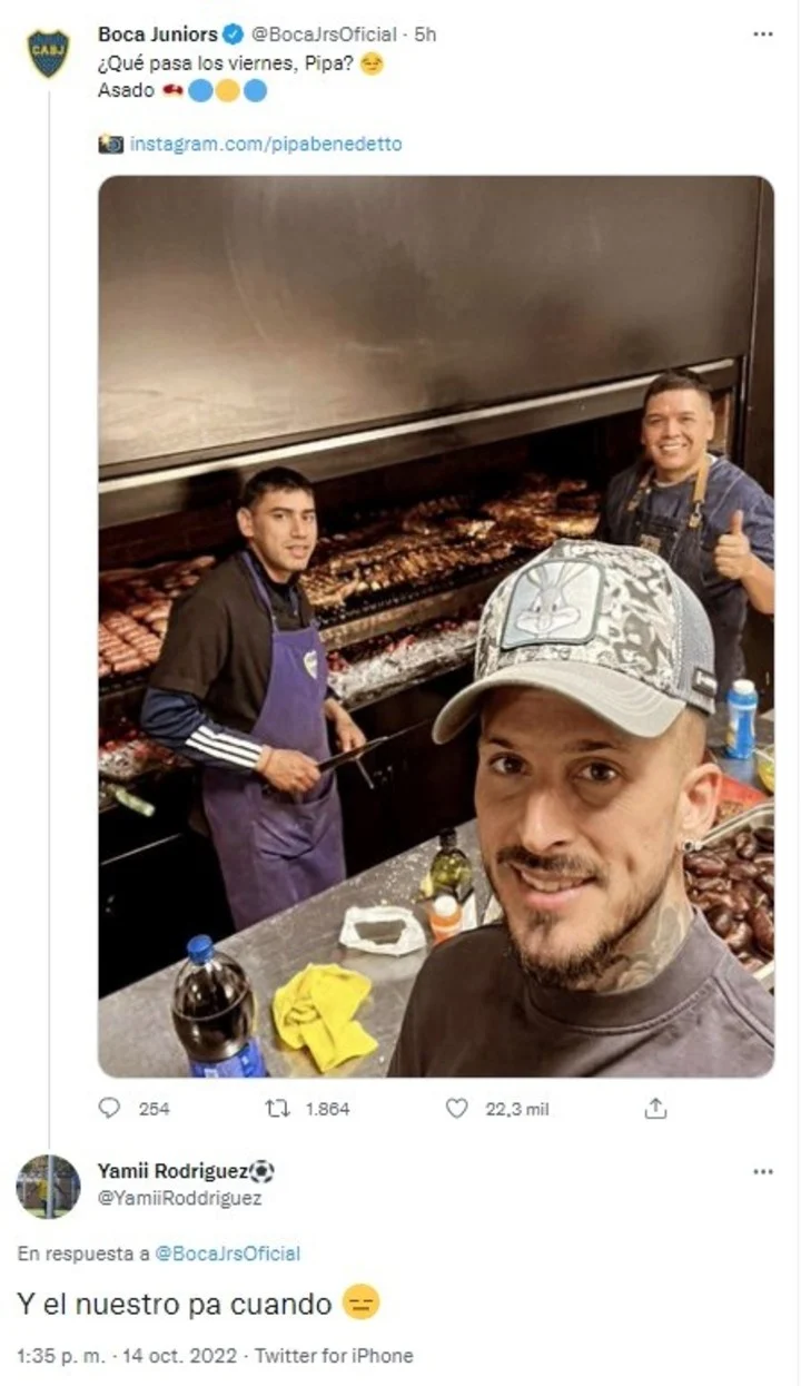 El comentario de Yamila.