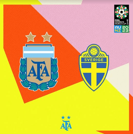 Argentina vs. Suecia.