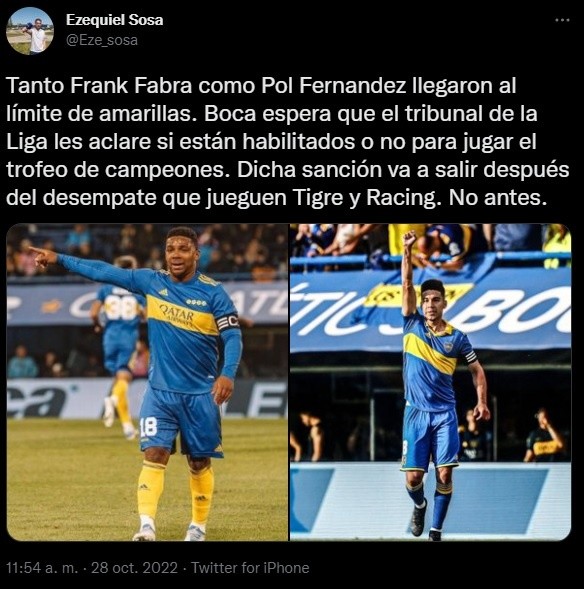 La situación de Fabra y Fernández.