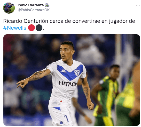 Centurión está a punto de sumarse a otro club del fútbol argentino.