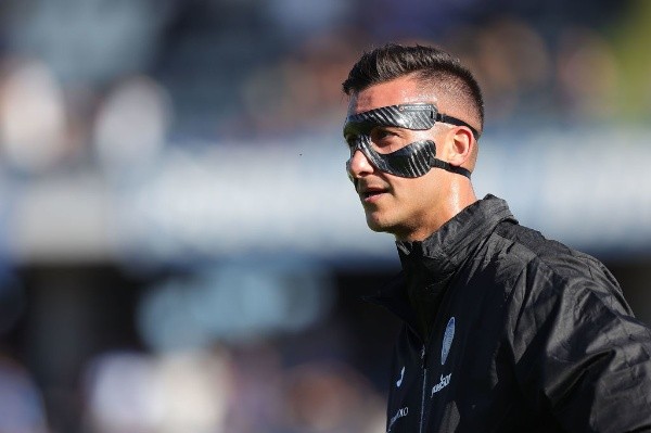 Juan Musso fue titular en Atalanta con una máscara protectora (Foto: Getty)