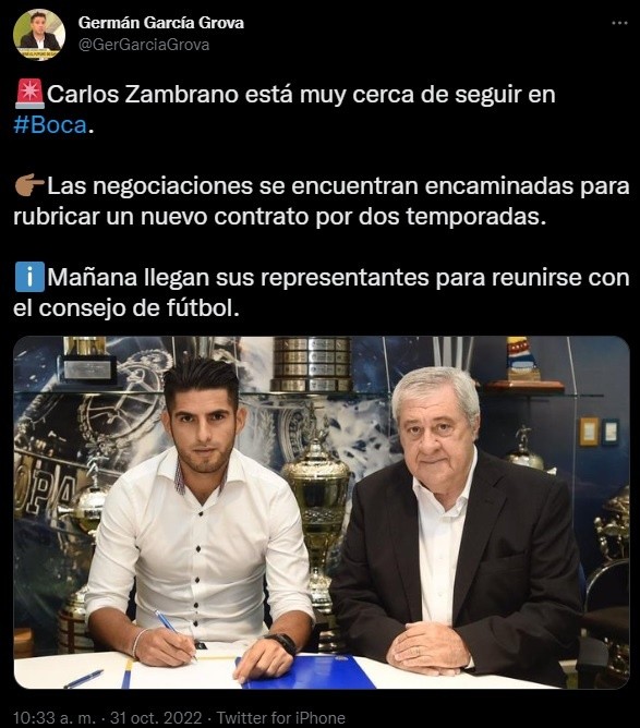 ¿Renueva Zambrano?