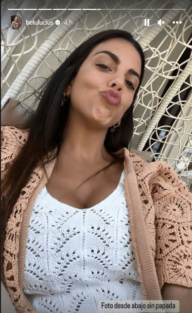 La segunda imagen que publicó luego de su retoque estético.