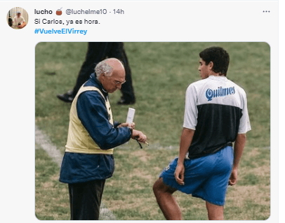 La tendencia sobre Bianchi que armaron los hinchas de Boca.