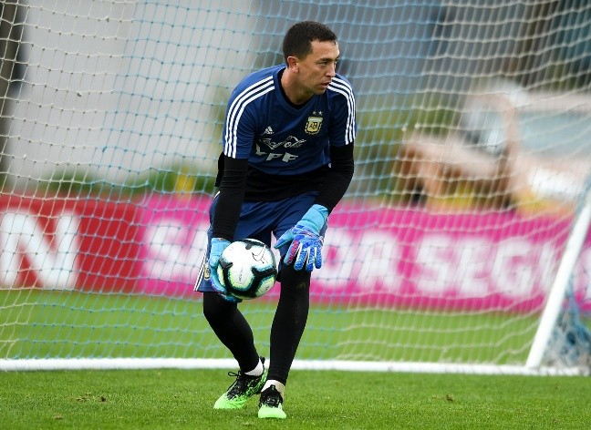 Marchesín, uno de los primeros arqueros de la era Scaloni. (Foto: Getty Images)