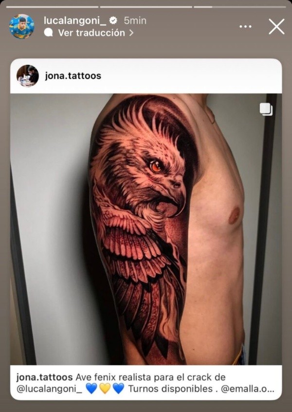 El tatuaje de Langoni.