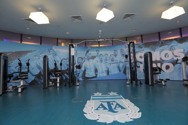 Así es la casa de la Selección Argentina en Qatar.