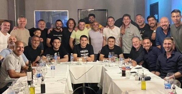 La cena en Boca Predio.