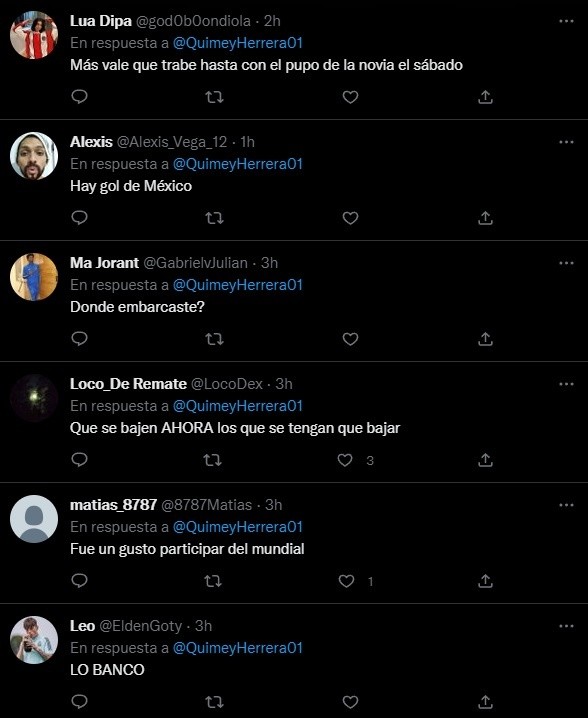 Los comentarios de los hinchas.