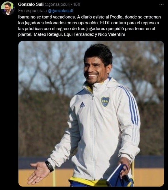 Los primeros tres refuerzos.