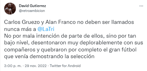 Alan Franco fue tendencia tras la eliminación de Ecuador.