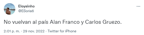 Alan Franco fue tendencia tras la eliminación de Ecuador.