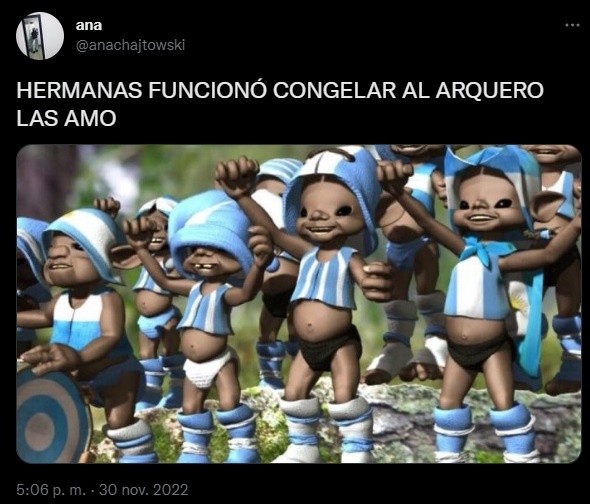 Las reacciones de los hinchas.