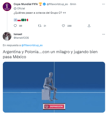 Los mejores memes de Argentina vs. Polonia.