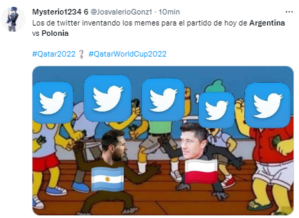 Los mejores memes de Argentina vs. Polonia.