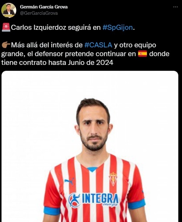 La respuesta de Izquierdoz.