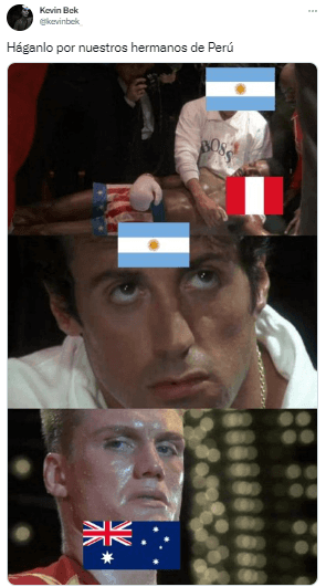 Los mejores memes de Argentina vs. Australia.