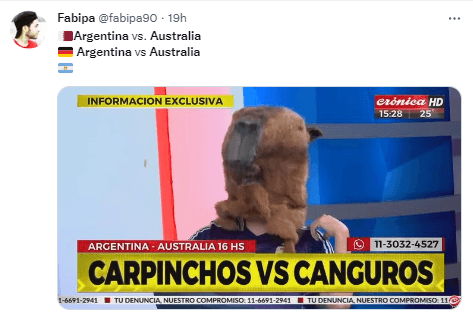 Los mejores memes de Argentina vs. Australia.