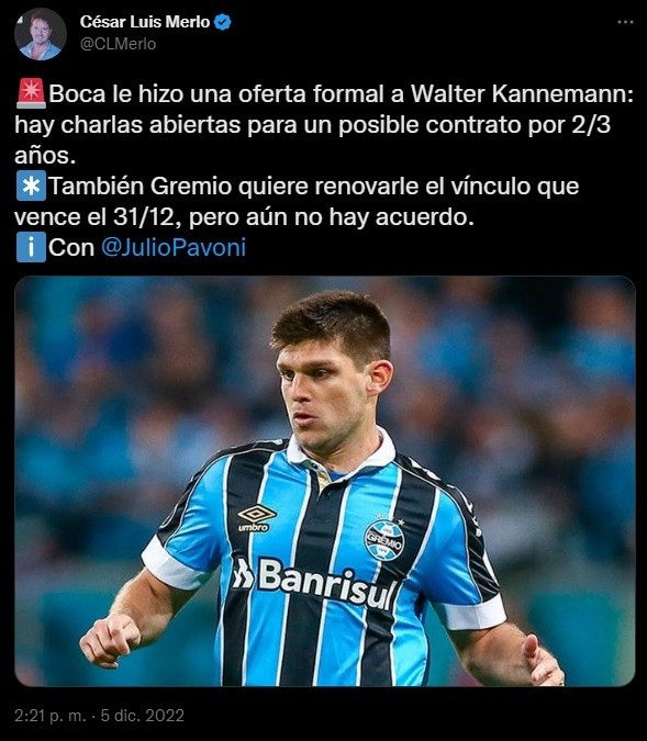 ¿Kannemann a Boca?