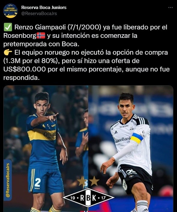 La situación de Giampaoli.