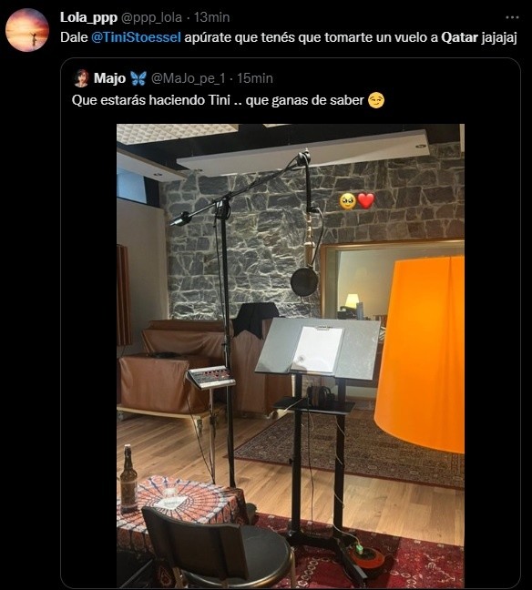 Los mensajes para Tini.