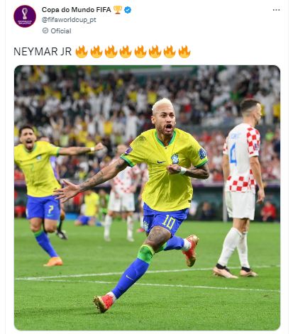 Neymar, el autor del primer gol.