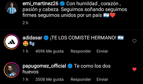 El desopilante comentario del Papu Gómez.