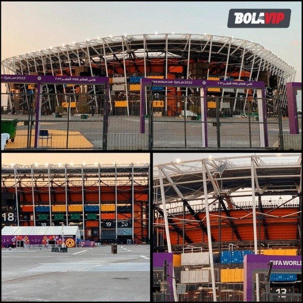 El Estadio 974 ya no tiene la primera línea de los contenedores.