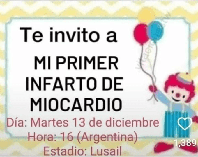 Los memes de la previa.