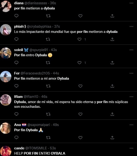 La reacción de los hinchas.