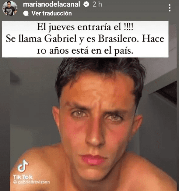 GabrIel Trevizann, posbile participante de GH 2022.