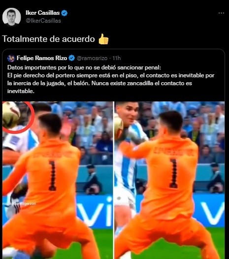 El tuit de Casillas.
