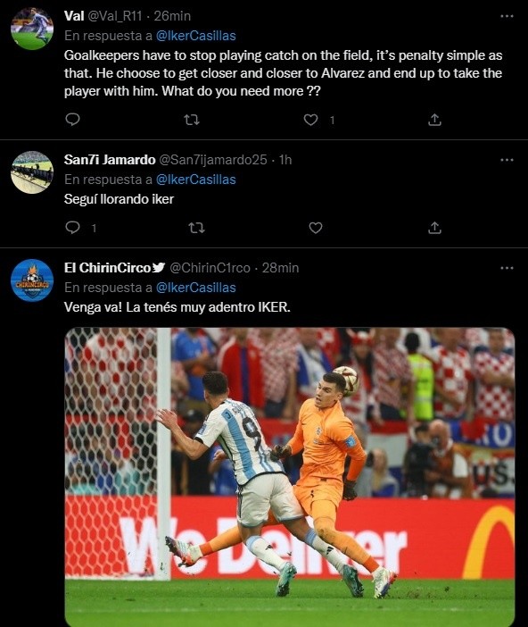 Las respuestas de los hinchas.