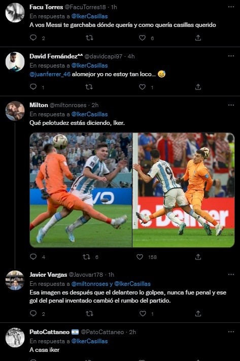 Las respuestas de los hinchas.