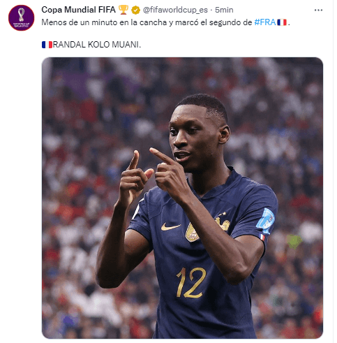 Muani marcó el 2-0.