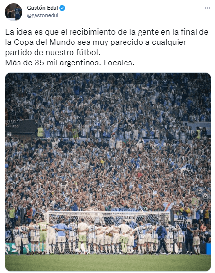 El plan de los hinchas para que el recibimiento de la final del Mundial sea una fiesta.
