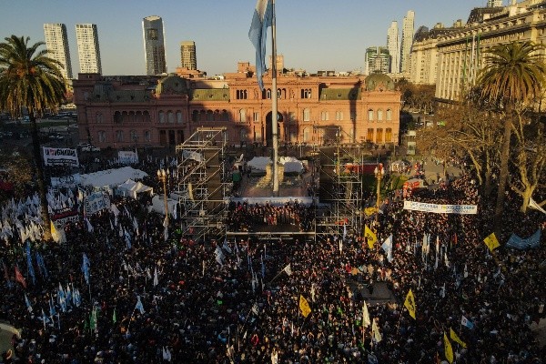 La Selección Argentina aún no definió si visitará la Casa Rosada tras la Copa del Mundo 2022 (Foto: Getty Images)