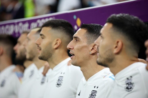Ángel Di María fue suplente en los octavos, cuartos y semifinal del Mundial de Qatar 2022 (Foto: Getty Images)